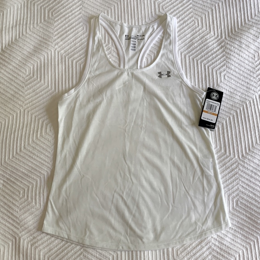 Under Armour Womens heatgear Fitted Tank NWT